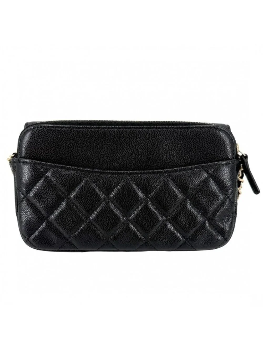 Chanel Shoulder Bag Quilted Flap Phone Case Chain Wallet Crossbody CC Logo